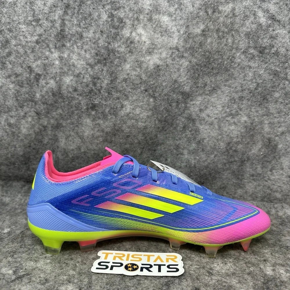 Adidas F50 Pro FG Soccer Cleats Mens Size 9 Blue Pink Celestial Victory IE1285